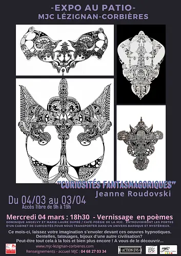 Exposition "curiosités fantasmagoriques" réalisée par Jeanne ROUDOVSKI