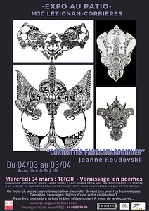 Exposition "curiosités fantasmagoriques" réalisée par Jeanne ROUDOVSKI