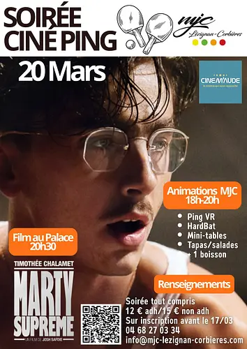 SOIRÉE CINÉ PING À LA MJC / CINÉMA LE PALACE